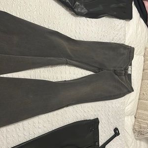 Free people flared black jeans